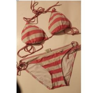 Hollister Striped Bikini Set